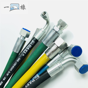 סין מפעל לייצר sae <span class=keywords><strong>100</strong></span> r1 1/2 אינץ צינור גומי צינור צינור באיכות הטובה ביותר לחץ גבוהה צמה הידראולי צינור