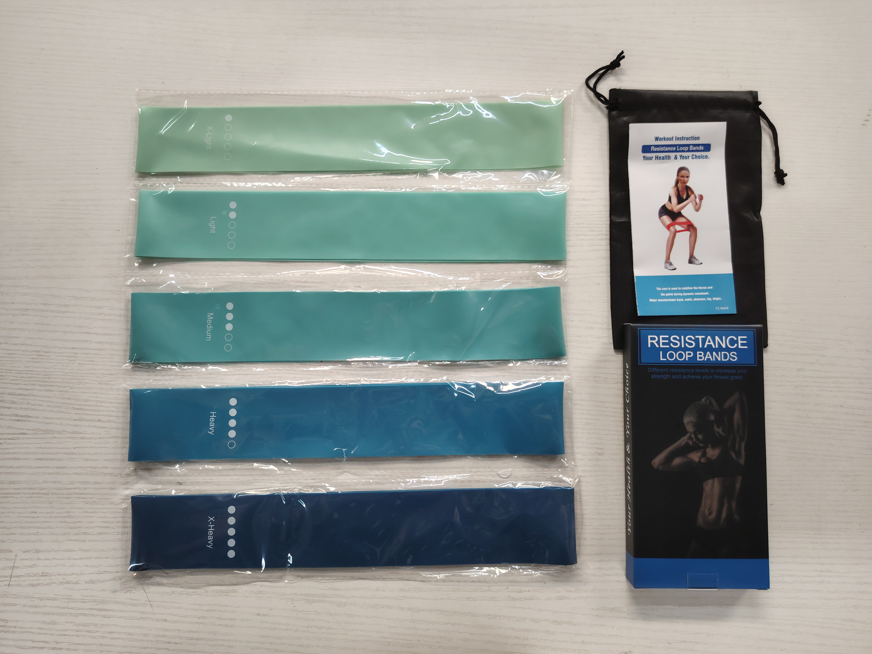 Blue 5pcs Set