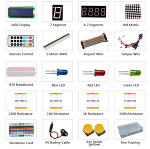 Starter Kit base elettronica per Raspberry Pi include PCB Breadboard Jumper fili Buzzer Mega2560 R3-for principianti - Product Image 3