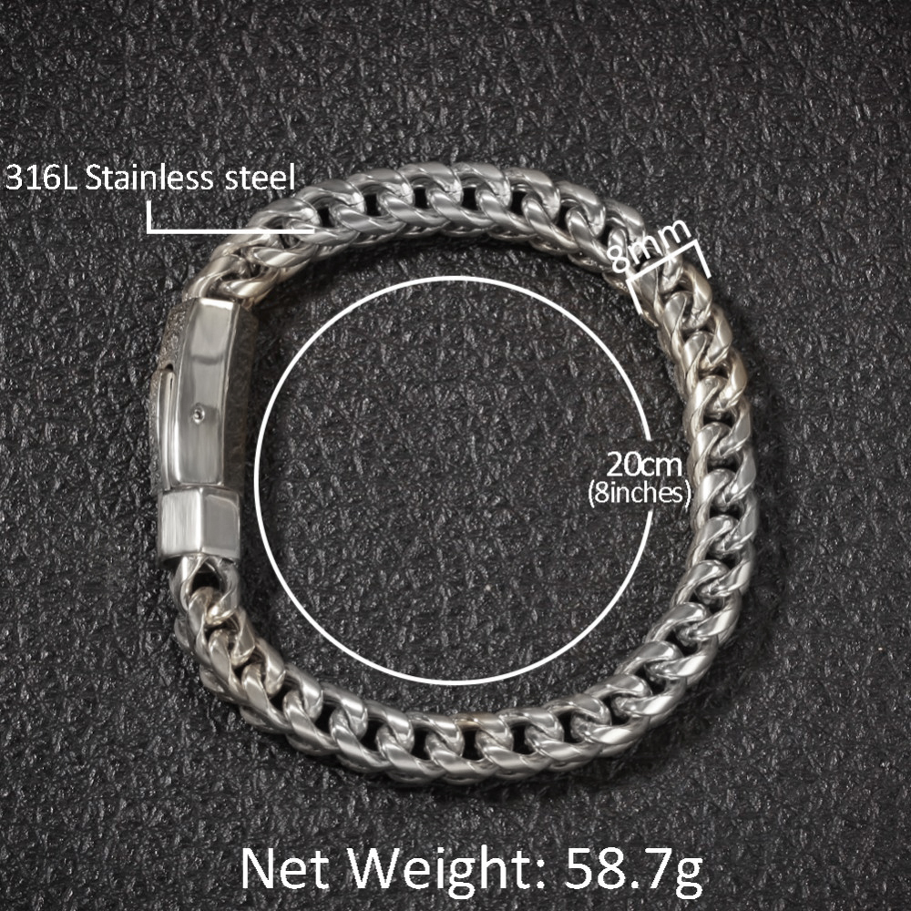 Silver 8mm