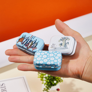 Toptan toplu özel OEM siyah menteşeli teneke eko dayanıklı Tinbox Metal kutular şeker kaydetmek ince güvenli kavanoz depolama ambalaj küçük kutu - Product Image 3