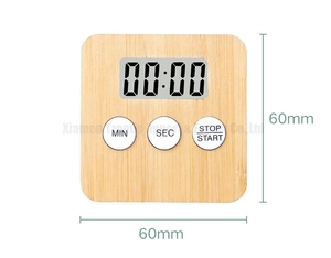 Lcd conto alla rovescia conto alla rovescia timer digitale elettronico in bambù per laboratorio produttore prezzo perfetto tè mini minuscolo - Product Image 5