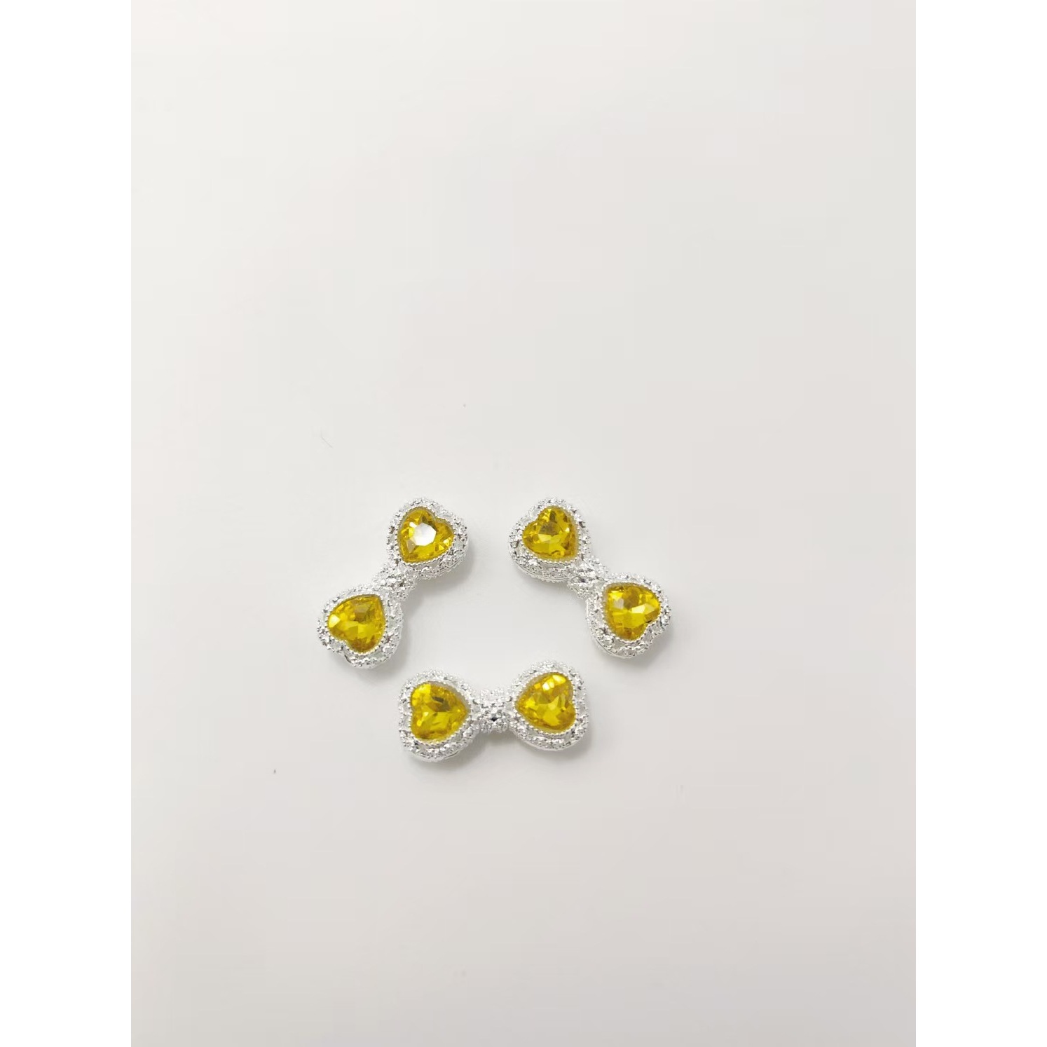 Silver-plated Yellow Diamond