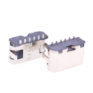 DIP 6P L = 5.1/5.5MMジャックポートソケットメスUSB6ピンタイプCコネクタデータ伝送 - Product Image 2