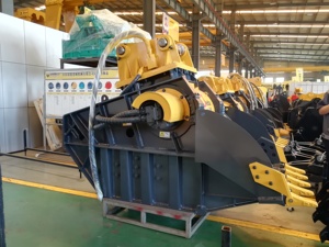 MONDE Concrete Crushing Bucket 18-28 Tons Excavator Attachment Jaw Type <strong>Crusher</strong> Bucket Rock Buckets for Sale
