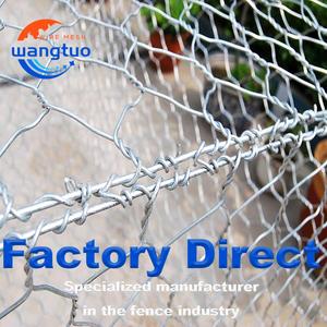 <strong>Hexagonal</strong> Galvanized PVC Coated Gabion <strong>Wire</strong> <strong>Mesh</strong> Roll Metal Frame Rockfall Protection <strong>Netting</strong> Reinforced Woven <strong>Wire</strong> <strong>Mesh</strong> - Product Image 2