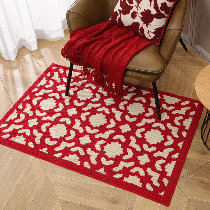 Rouge floral fleuri
