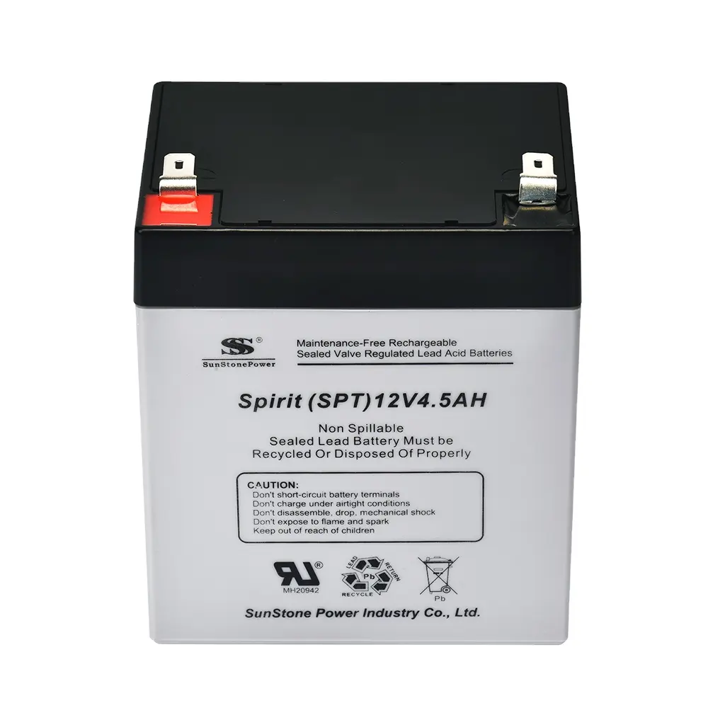 Batteria al piombo 12v 4.5ah batteria stabile apparecchio elettronico di qualità e alimentazione di Backup dell'attrezzatura