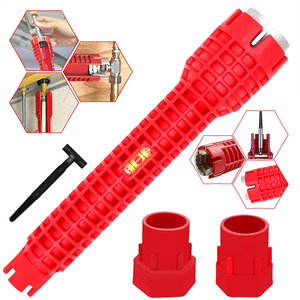 8 In 1 çok amaçlı kanalet sihirli anahtarı lavabo sıhhi tesisat araçları sihirli anahtarı 8 in 1 çok fonksiyonlu İngilizce anahtar sıhhi tesisat anahtarı aleti - Product Image 1