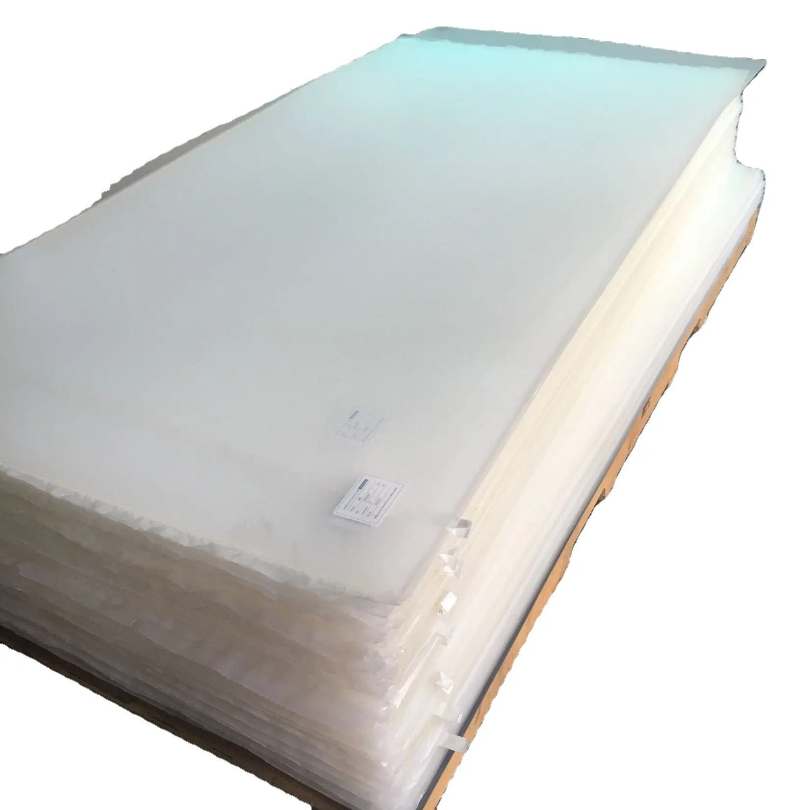 Tablero de vidrio acrílico de superficie sólida fundida transparente grande de 2mm 3mm 4mm 5mm cortado a medida del fabricante Yageli