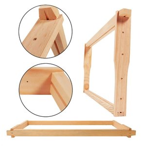 Trung Quốc Nguồn cung cấp nhà máy nghề nuôi ong Thiết bị lắp ráp gỗ khung tổ ong có dây Bee khung - Product Image 5