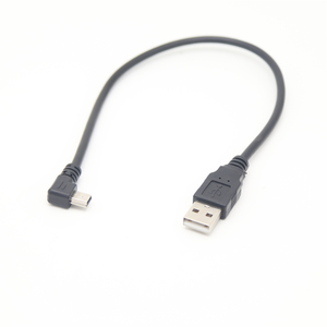 0.3m 0.5m 1m 90度上下左直角mini-5P USB2.0 L USB 2.0公到迷你5针公电缆 - Product Image 4
