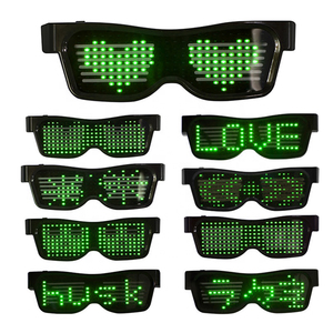 SUNJET New <strong>Product</strong> Custom Logo APP <strong>Control</strong> <strong>Programmable</strong> LED Magic Glasses Window-shades Party Glasses for bar KTV - Product Image 1