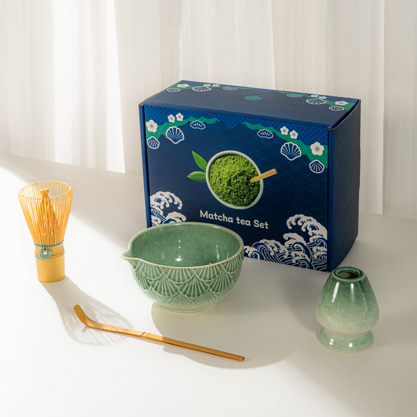 4pcs set -- Kiln-Changed green