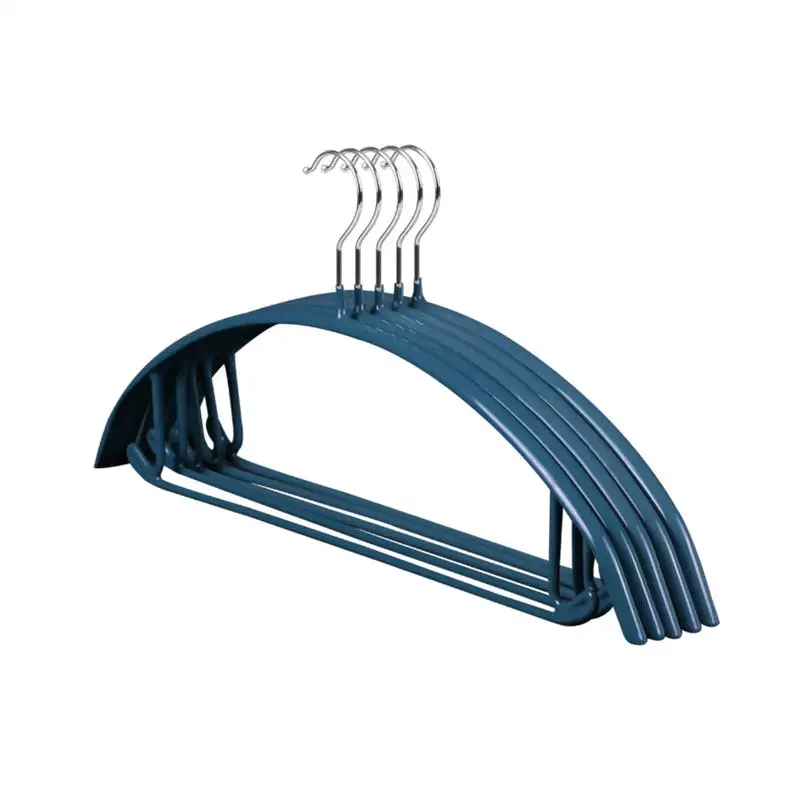 LEEKING New non-marking plastic color hanger custom PVC coated rubber metal multi-function dip plastic anti-slip hanger