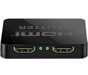 SYONG HDMI Splitter 1 in 2 Out 4K HDMI Splitter Duplicate/Mirror Screen 1 Source Extend to 2 Display <strong>Devices</strong> for TV, Game ,PC - Product Image 1