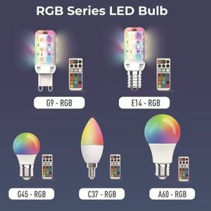 G9 RGB LED ışık ampul akıllı Led lamba çok renkli değişen akıllı ampuller RGB Led G9 ampul uzaktan kumanda ile - Product Image 6