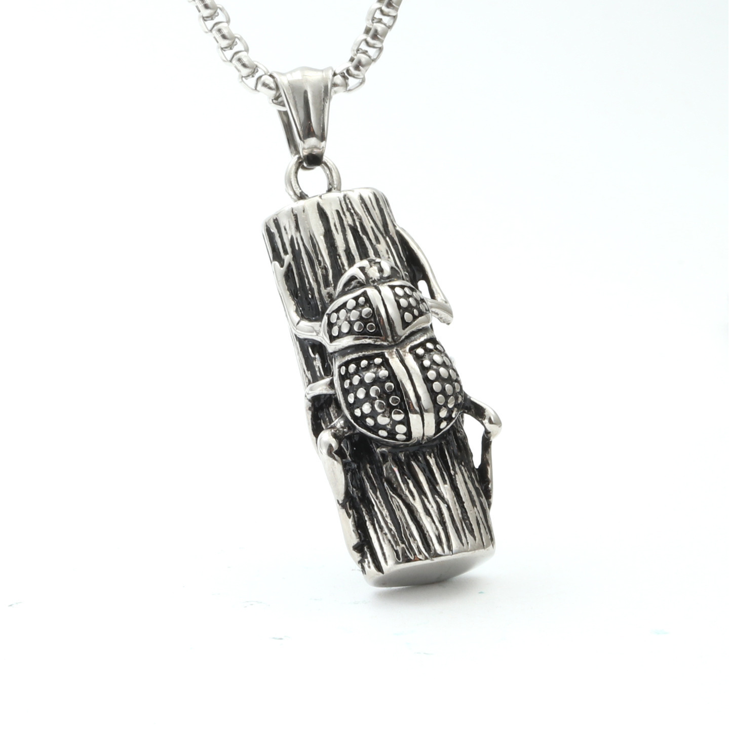 Stylish silver and black