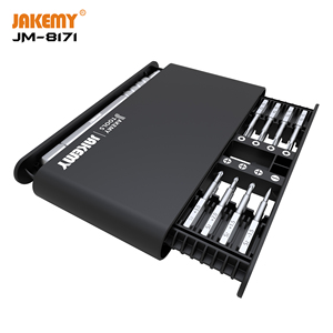 JAKEMY JM-8171 แบบพกพา DIY อิเล็กทรอนิกส์บํารุงรักษา Magic ไขควงกล่องชุดสําหรับโทรศัพท์มือถือเกมคอมพิวเตอร์ Pad ซ่อม - Product Image 1