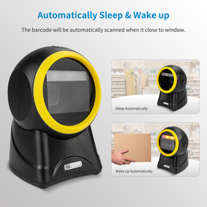 Netum nt1d/2D vuông Máy tính để bàn máy quét đa hướng phẳng Tự động cảm biến cho siêu thị kiểm tra hàng tồn kho bán lẻ - Product Image 4