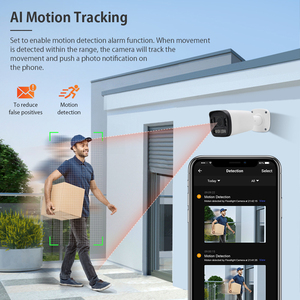 Nuovissimo alloggiamento in metallo a colori 5MP 4K per esterni 8MP POE IP telecamera Bullet rilevamento veicolo CCTV telecamera di sicurezza di rete - Product Image 6