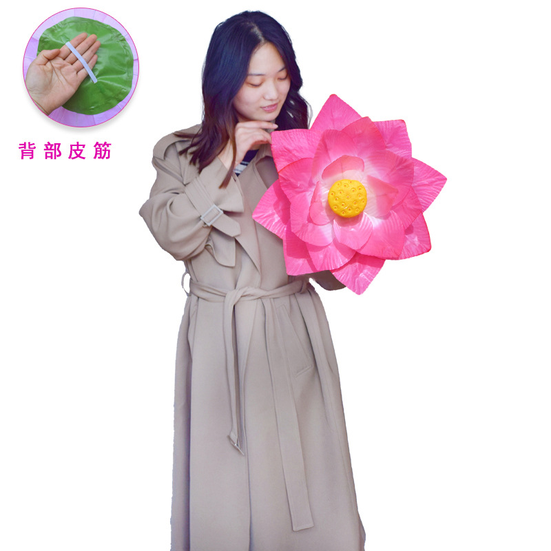 45CM Handmade Lotus Elastic