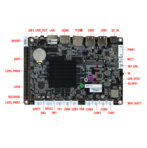 Android Mini PC con scheda madre RK3288 Cortex-A17 di memoria di bordo 16G TTL RS232 COM HD-MI EDP LVDS SIM Card Mipi fotocamera - Product Image 3