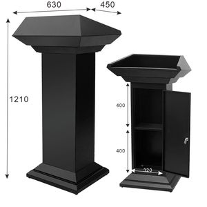 Shunnancustomized hội nghị trường bục phát biểu bàn tiếp tân cuộc họp thường niên chairperson và chủ tịch của bàn - Product Image 2