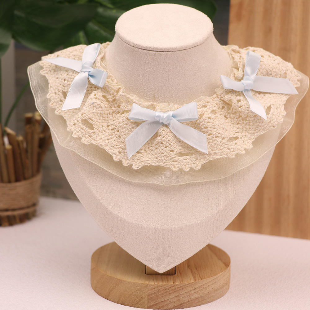 Blue small bow style