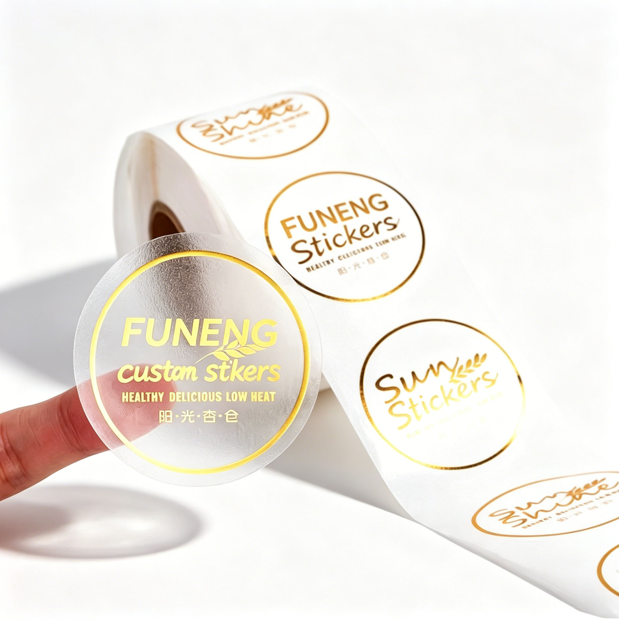 Semi-transparent gilding