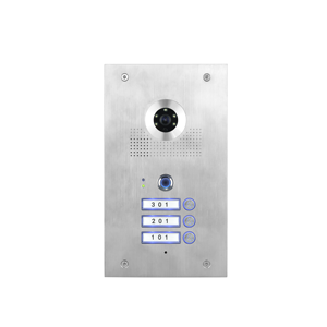 Llamada directa Huella digital vista amplia HD Cámara al aire libre puerta teléfonos para 2 cables Bus apartamento video intercomunicador sistema WIFI opcional - Product Image 1
