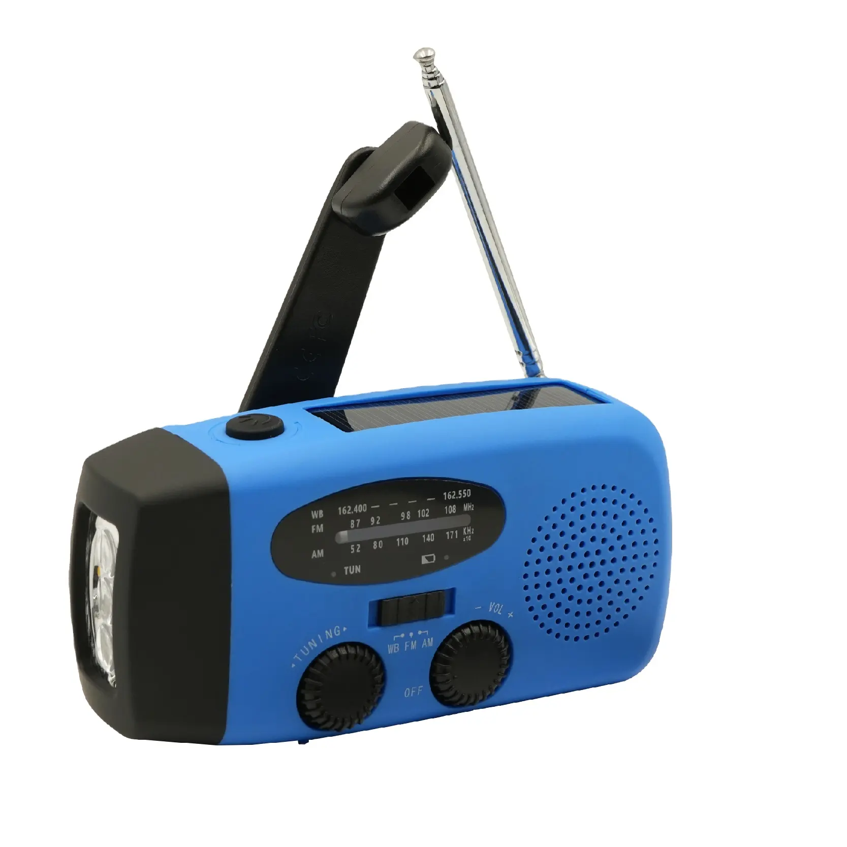 Draagbare Mini Am Fm Noaa Survival Kits Outdoor Noodradio Met Hand Zwengel Zonne-Energie En Usb Telefoon Oplader