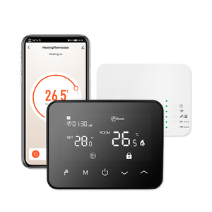 Tipo di rubinetto WiFi termostato per la casa di risparmio energetico materiale PC facile installazione e intuitivo controllo App per la caldaia - Product Image 5
