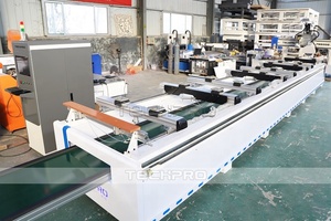 TechPro Double Head <strong>CNC</strong> Machine PTP <strong>Table</strong> 3 Axis ATC <strong>CNC</strong> <strong>Router</strong> With Saw Blade Head for Sale - Product Image 4