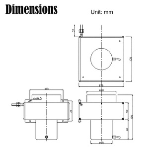 HLH-LF40000mm resistenza tipo 0-5kOhms doppia uscita serie valore assoluto corda spostamento sensore di spostamento encoder - Product Image 6