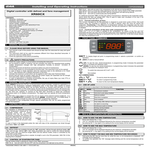 24V 20A Electronic <strong>Temperature</strong> <strong>Controller</strong> with Thermostat <strong>NTC</strong> XR56CX - Product Image 3