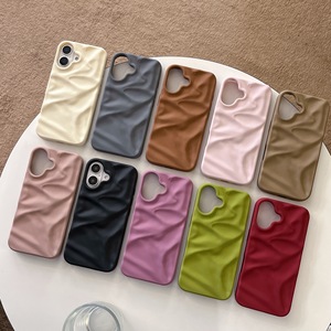 เคสฝาครอบโทรศัพท์มือถือ TPU แบบด้านลาย3D ยับสำหรับ iPhone 16 PRO MAX 11 12 13 14 15 Pro - Product Image 1
