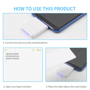 Androidフォン用マイクロチップリーダーペットチップ134.2Khzアニマルタグカードリーダー - Product Image 5