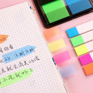 粘性强不易掉落清晰透明便签揭开字体