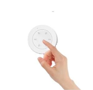 Tuya ZigBee Smart Knob Switch Wireless Smart Scene Switch Button Remote Knob Dimmer Automatización Escenario APP Control Zigbee Bulb - Product Image 1