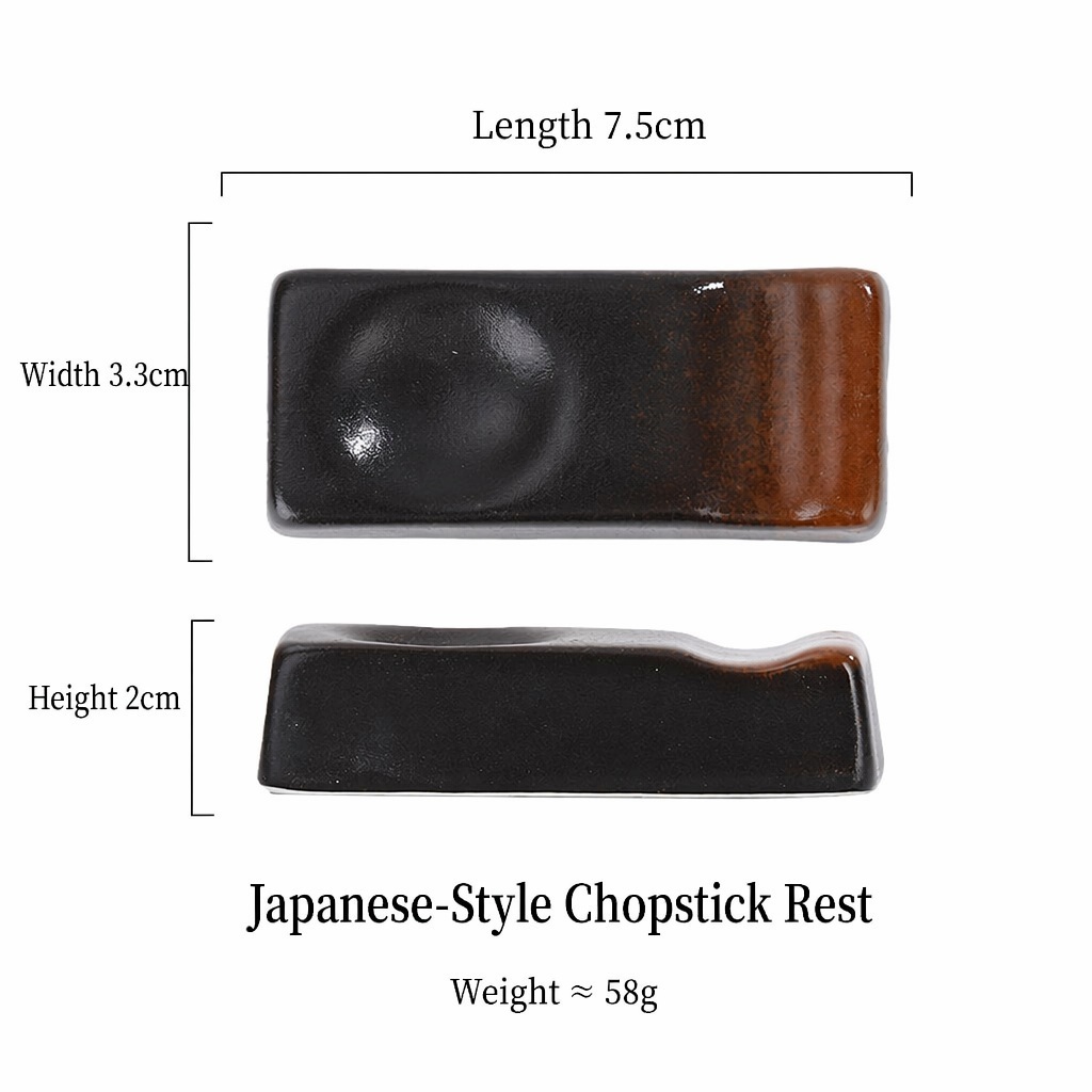 Japanese chopstick Rest- Black copper