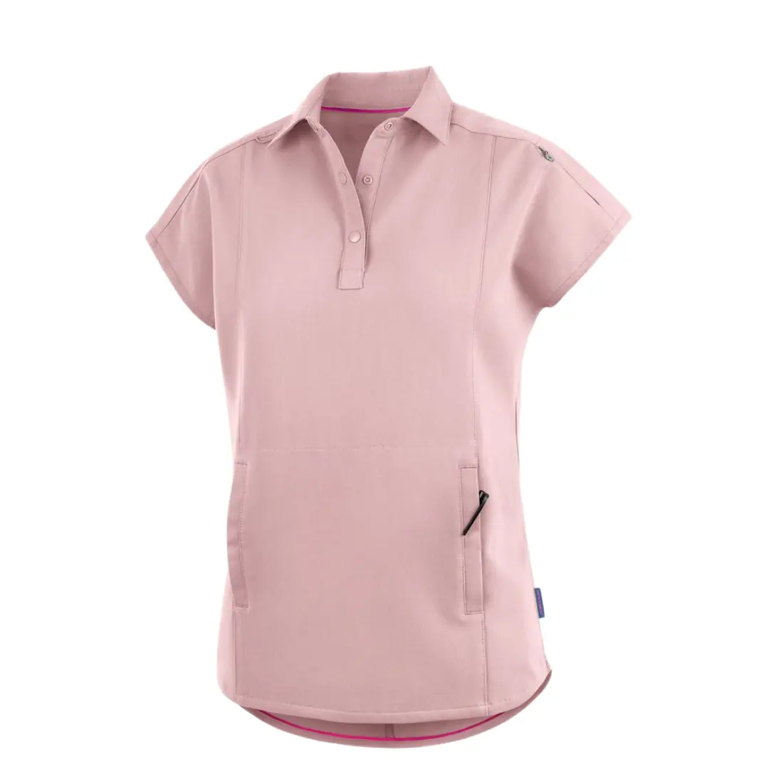 Camisa superior de la MEJOR CALIDAD Uniforme médico Scrubs ropa de hospital diseño personalizado para mujeres-Fábrica Saomai FMF VN-ODM/OEM