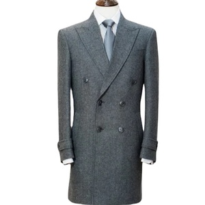 High-quality Breathable Tweed Wool Cashmere for Overcoats for Winters Anti-wrinkle Anti-shrink Sustainable Tailor-perfected <strong>Coat</strong> - Product Image 1