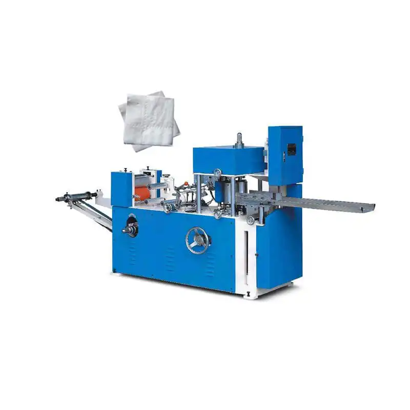2色印刷ナプキンキッチン紙製造機自動ナプキン紙製造折りたたみ切断包装機