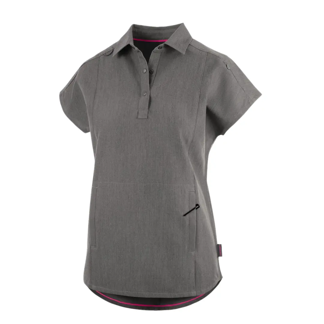 Camisa superior de la MEJOR CALIDAD Uniforme médico Scrubs ropa de hospital diseño personalizado para mujeres-Fabricante Saomai FMF-LOW MOQ