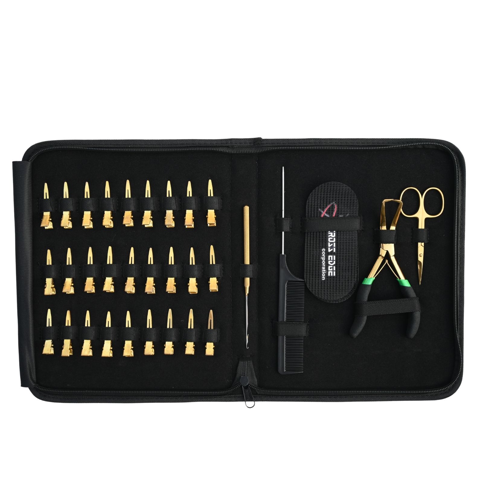 Kit de herramientas para extensiones de cabello Gold