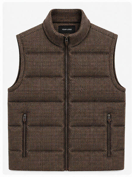 Classic Brown Houndstooth