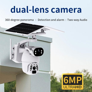 Ubox 6MP HD telecamera di sicurezza Wireless per esterni CCTV con Zoom ottico 4x doppia lente Ptz omnidirezionale rotante Smart IP Camera - Product Image 3