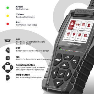 Thinkobd 500 המכונית כלי אבחון עבור obd2 אוטומטי סורק רכב obd <span class=keywords><strong>2</strong></span> גרסת אבחון מנוע לכל החיים עדכון חינם