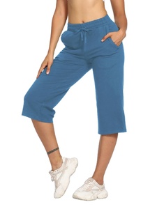 Yaz yeni koşu spor Yoga spor pantolon kadınlar için çabuk kuruyan tenis Badminton eğitim <span class=keywords><strong>Capris</strong></span>